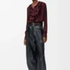 Bluse aus Seide Bluse aus Seide