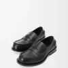 Bobine-Loafer aus glänzendem Kalbsleder Bobine-Loafer aus glänzendem Kalbsleder