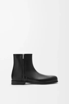 Bobine-Stiefel aus glattem Kalbsleder Bobine-Stiefel aus glattem Kalbsleder