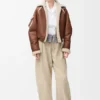 Bomberjacke aus Lammfell Bomberjacke aus Lammfell