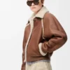 Bomberjacke aus Lammfell Bomberjacke aus Lammfell