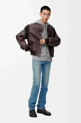 Bomberjacke aus Nappa-Lammleder