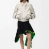 Bomberjacke aus Ziegenwildleder Bomberjacke aus Ziegenwildleder