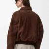 Bomberjacke aus Ziegenwildleder Bomberjacke aus Ziegenwildleder