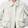 Bomberjacke aus Ziegenwildleder Bomberjacke aus Ziegenwildleder