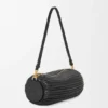 Bracelet Pouch aus plissiertem Nappaleder