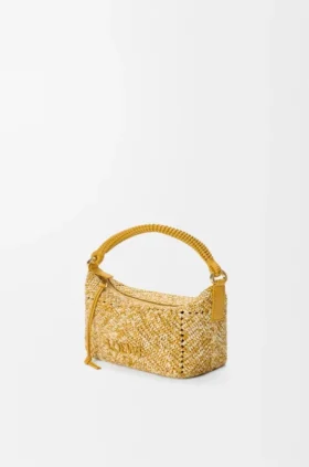 Cala Mini-Tasche aus meliertem Raffia