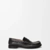 Campo-Loafer aus geknittertem Kalbsleder Campo-Loafer aus geknittertem Kalbsleder