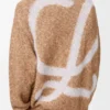 Cardigan mit Reißverschluss aus Baumwolle, Leinen und Wolle Cardigan mit Reißverschluss aus Baumwolle, Leinen und Wolle