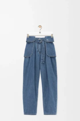 Cargo-Jeans aus Denim
