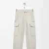 Cargohose aus Baumwolle und Seide