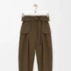 Cargohose aus Baumwolle und Seide