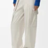 Cargohose aus Baumwolle und Seide