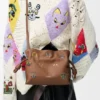Cats Mini Flamenco Clutch aus Nappa-Kalbsleder