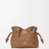 Cats Mini Flamenco Clutch aus Nappa-Kalbsleder
