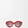 „Coil“-Sonnenbrille im Cateye-Stil „Coil“-Sonnenbrille im Cateye-Stil
