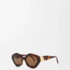 „Coil“-Sonnenbrille im Cateye-Stil „Coil“-Sonnenbrille im Cateye-Stil