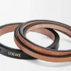 Doppelarmband-Set aus klassischem Kalbsleder Doppelarmband-Set aus klassischem Kalbsleder