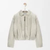 Drapierte Jacke aus Baumwolle Drapierte Jacke aus Baumwolle