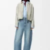 Drapierte Jacke aus Baumwolle Drapierte Jacke aus Baumwolle