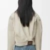 Drapierte Jacke aus Baumwolle Drapierte Jacke aus Baumwolle
