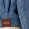Drapierte Jacke aus Denim Drapierte Jacke aus Denim