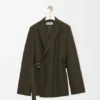 Drapierte Jacke aus Wolle Drapierte Jacke aus Wolle