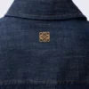 Drapiertes Hemd aus Denim Drapiertes Hemd aus Denim
