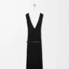 Drapiertes Kleid aus Viskose Drapiertes Kleid aus Viskose