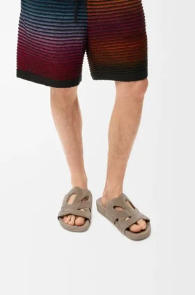 Ease Monogram-Slipper aus Wildleder