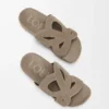 Ease Monogram-Slipper aus Wildleder Ease Monogram-Slipper aus Wildleder