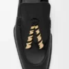 Edge-Loafer-Pantolette aus gebürstetem Kalbsleder Edge-Loafer-Pantolette aus gebürstetem Kalbsleder