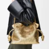 Flamenco-Clutch in mittlerer Größe aus laminiertem Lammleder Flamenco-Clutch in mittlerer Größe aus laminiertem Lammleder