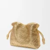 Flamenco-Clutch in mittlerer Größe aus laminiertem Lammleder Flamenco-Clutch in mittlerer Größe aus laminiertem Lammleder