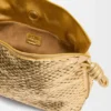 Flamenco-Clutch in mittlerer Größe aus laminiertem Lammleder Flamenco-Clutch in mittlerer Größe aus laminiertem Lammleder