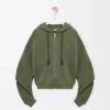 Flamenco-Hoodie aus Baumwolle und Kaschmir Flamenco-Hoodie aus Baumwolle und Kaschmir