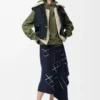 Flamenco-Hoodie aus Baumwolle und Kaschmir Flamenco-Hoodie aus Baumwolle und Kaschmir