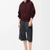 Flamenco-Hoodie aus Baumwolle und Kaschmir