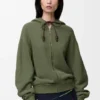 Flamenco-Hoodie aus Baumwolle und Kaschmir Flamenco-Hoodie aus Baumwolle und Kaschmir