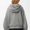 Flamenco-Hoodie aus Baumwolle und Kaschmir