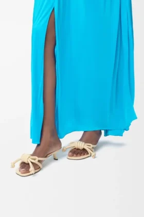 Flamenco-Knoten-Sandale aus Lammleder Flamenco-Knoten-Sandale aus Lammleder