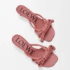 Flamenco-Knoten-Sandale aus Lammleder Flamenco-Knoten-Sandale aus Lammleder