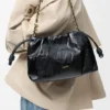 Flamenco Purse in mittlerer Größe aus Hagfish Flamenco Purse in mittlerer Größe aus Hagfish