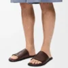 Flex Anagram Pantolette aus weichem Kalbsleder Flex Anagram Pantolette aus weichem Kalbsleder