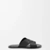 Flex Criss-Cross-Pantolette aus pflanzlich gegerbtem Kalbsleder Flex Criss-Cross-Pantolette aus pflanzlich gegerbtem Kalbsleder