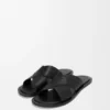 Flex Criss-Cross-Pantolette aus pflanzlich gegerbtem Kalbsleder Flex Criss-Cross-Pantolette aus pflanzlich gegerbtem Kalbsleder