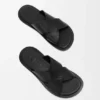 Flex Criss-Cross-Pantolette aus pflanzlich gegerbtem Kalbsleder Flex Criss-Cross-Pantolette aus pflanzlich gegerbtem Kalbsleder