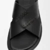 Flex Criss-Cross-Pantolette aus pflanzlich gegerbtem Kalbsleder Flex Criss-Cross-Pantolette aus pflanzlich gegerbtem Kalbsleder