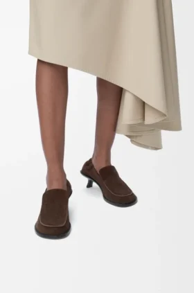 Flex-Loafer aus Wildkalbsleder