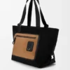 Flex Zipped Tote Bag aus Canvas und Wildleder Flex Zipped Tote Bag aus Canvas und Wildleder